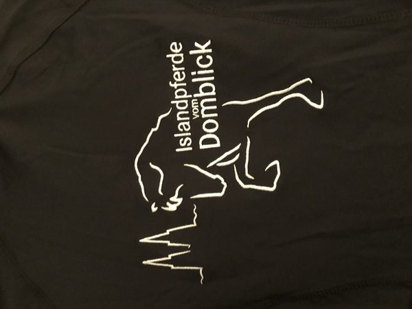 Teamfunktionsshirt Prima von EQUES mit Islandpferde vom Domblick Logo